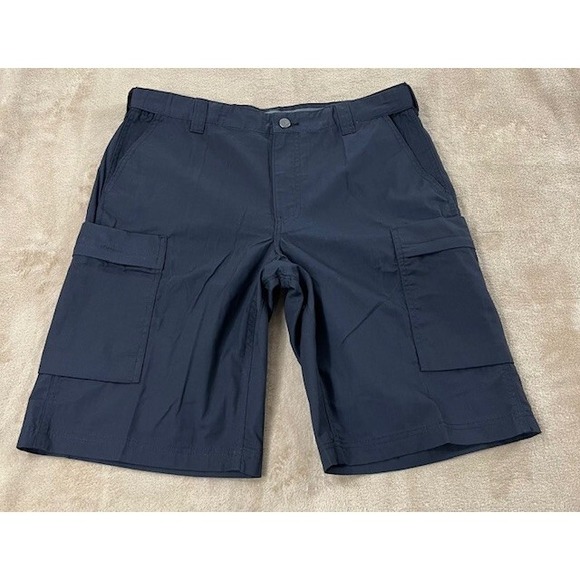 Lands' End Other - Lands' End Delta men's 34 Navy Cargo Shorts Airline Professional Apparel EUC